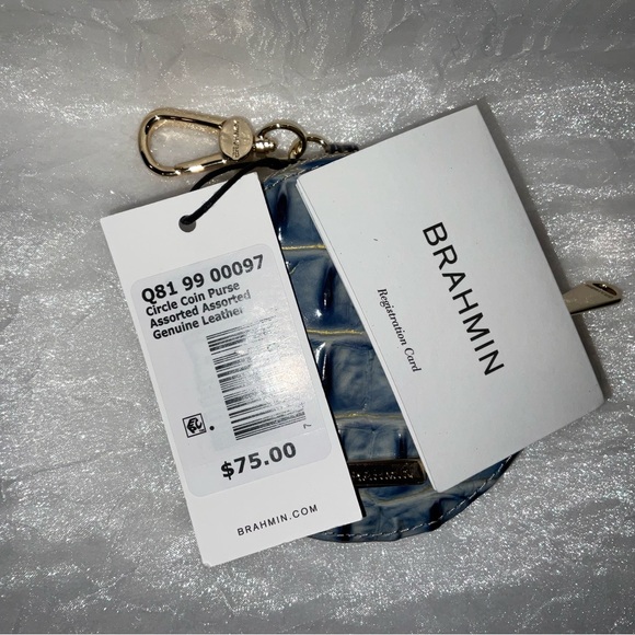 Brahmin Circle Coin Purse, NWT - Picture 7 of 9